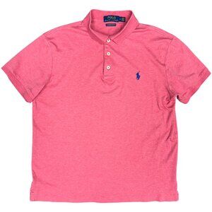 Men's POLO RALPH LAUREN Custom Slim Fit‎ Highland Rose Soft Polo | Size M